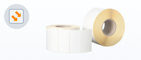 Configureur d'étiquettes, description du matériau papier mat à forte adhérence