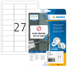 HERMA SPECIAL A4 Étiquettes amovibles